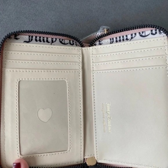 Juicy Couture Retro Velour Double Zip Wallet NWT *HP* - Picture 4 of 6
